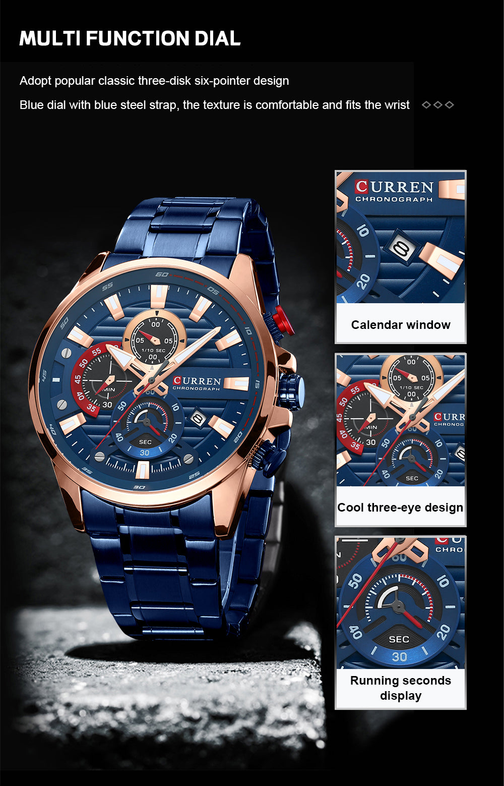 RELOJ CURREN 8415