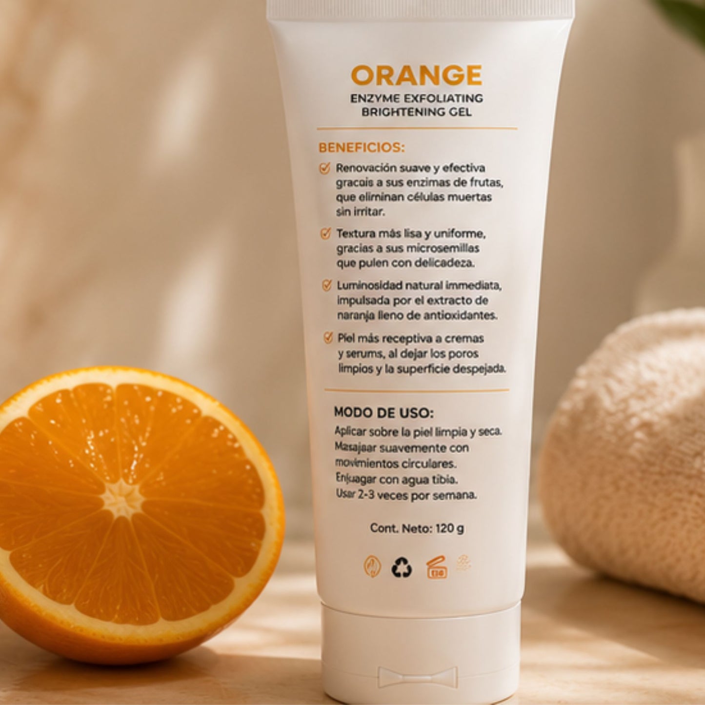 Exfoliante Enzimático de Naranja