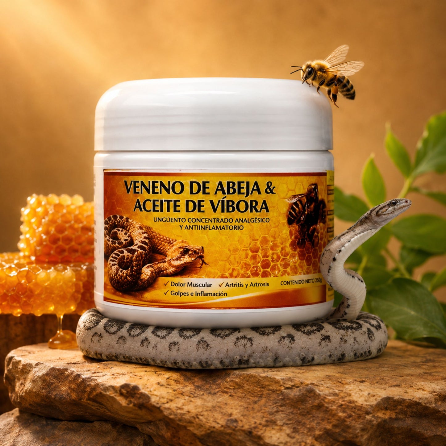 VENENO DE ABEJA & ACEITE DE VÍBORA
